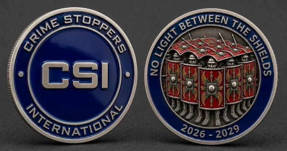 CSI Challenge Coin | No Light Between the Shields product image (1)