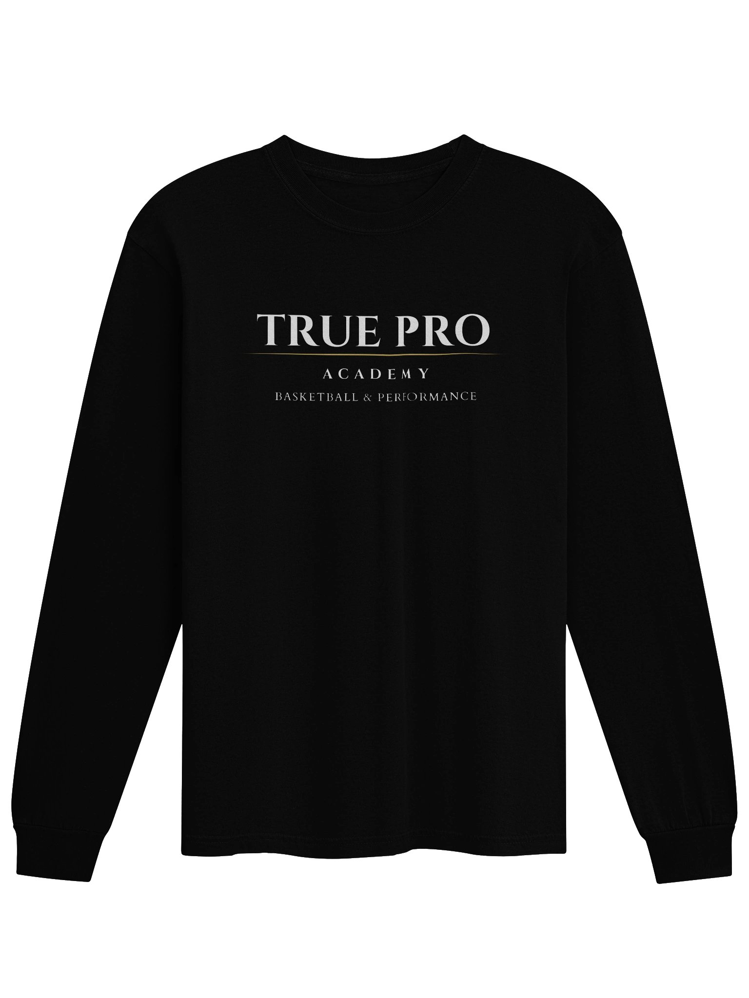 Relaxed Long Sleeve — Black - Full Logo product image (1)