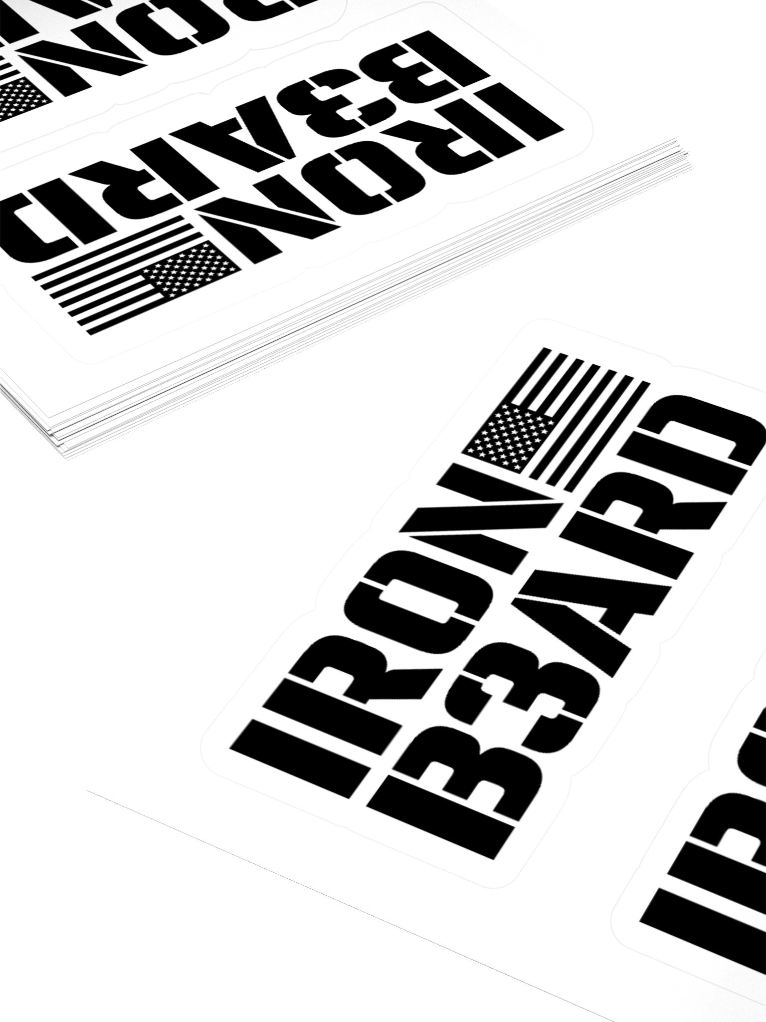 IR0N B3ARD Stickers Black product image (11)