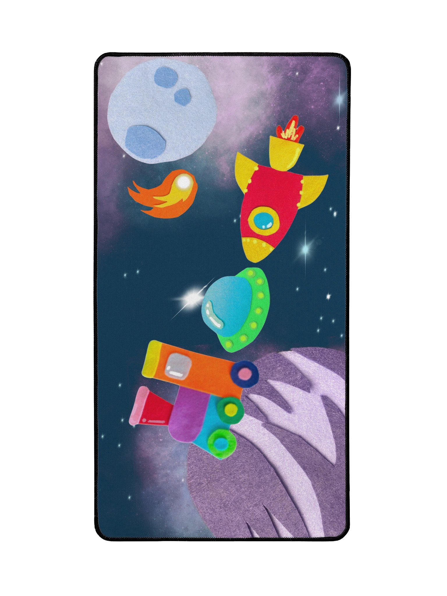 Space Train Large Deskmat product image (2)