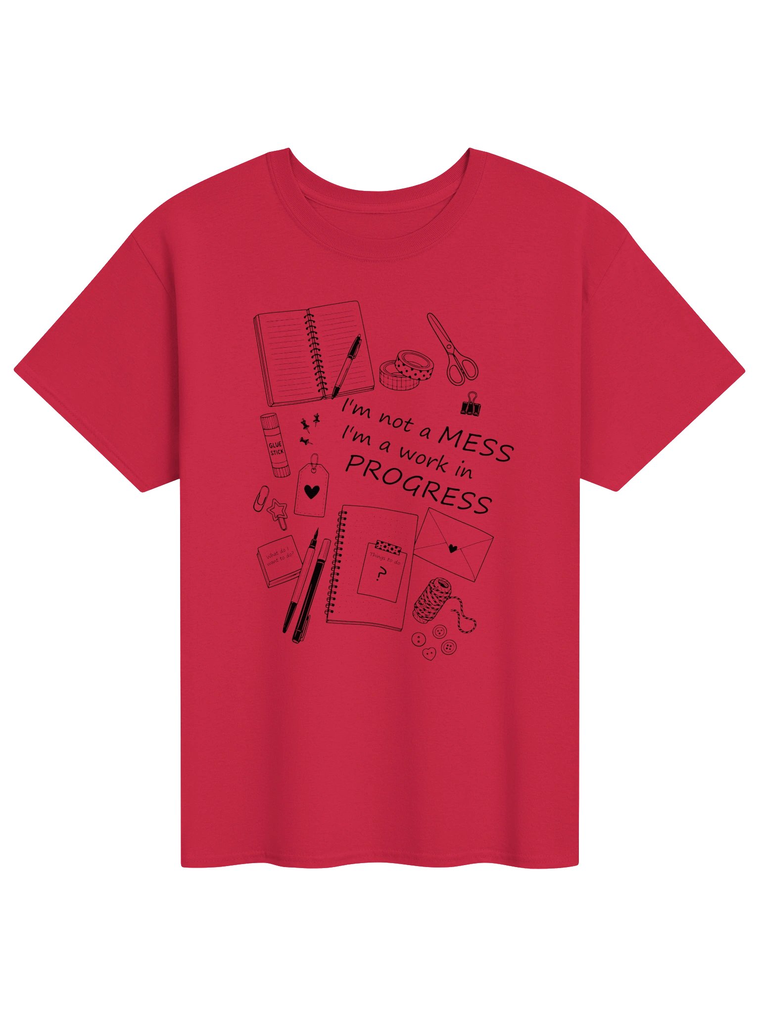 I'm not a mess T-shirt product image (11)