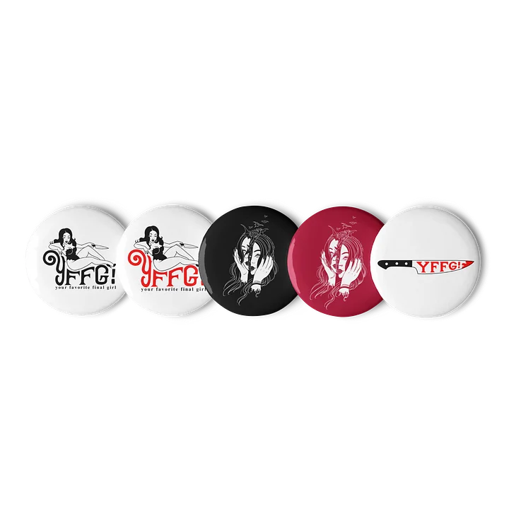 Your Favorite Final Girl Logo Pins product image (1)