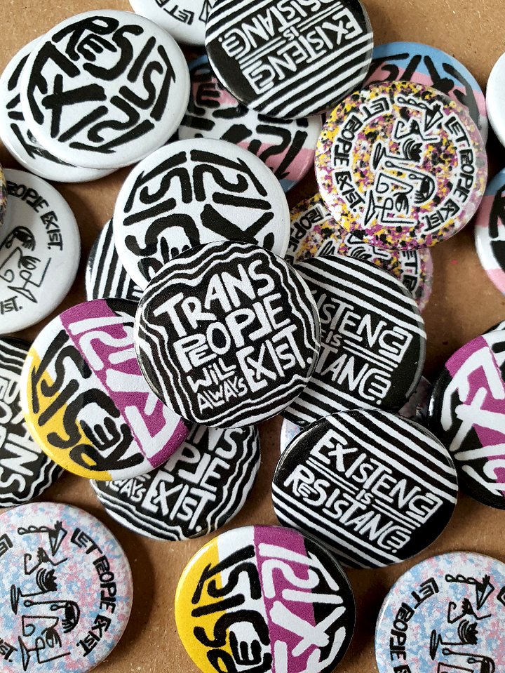 RESIST. EXIST. badges product image (1)