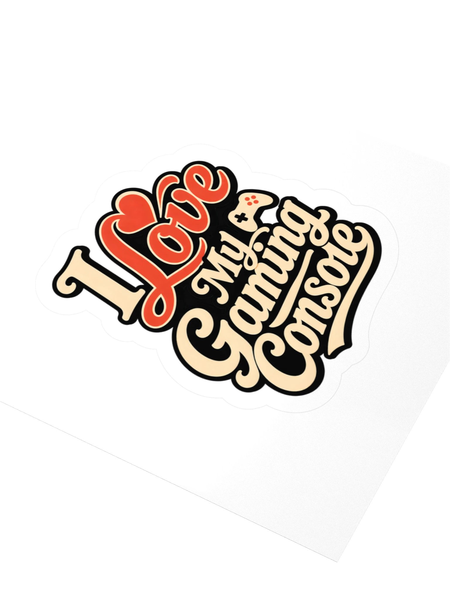 I Love My Gaming Console Sticker product image (3)