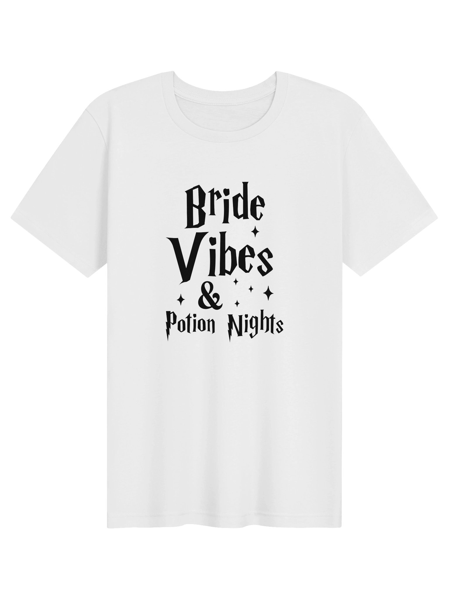 Wizard Bride Vibes & Potion Nights T-Shirt | Spooky Bachelorette Tee product image (1)
