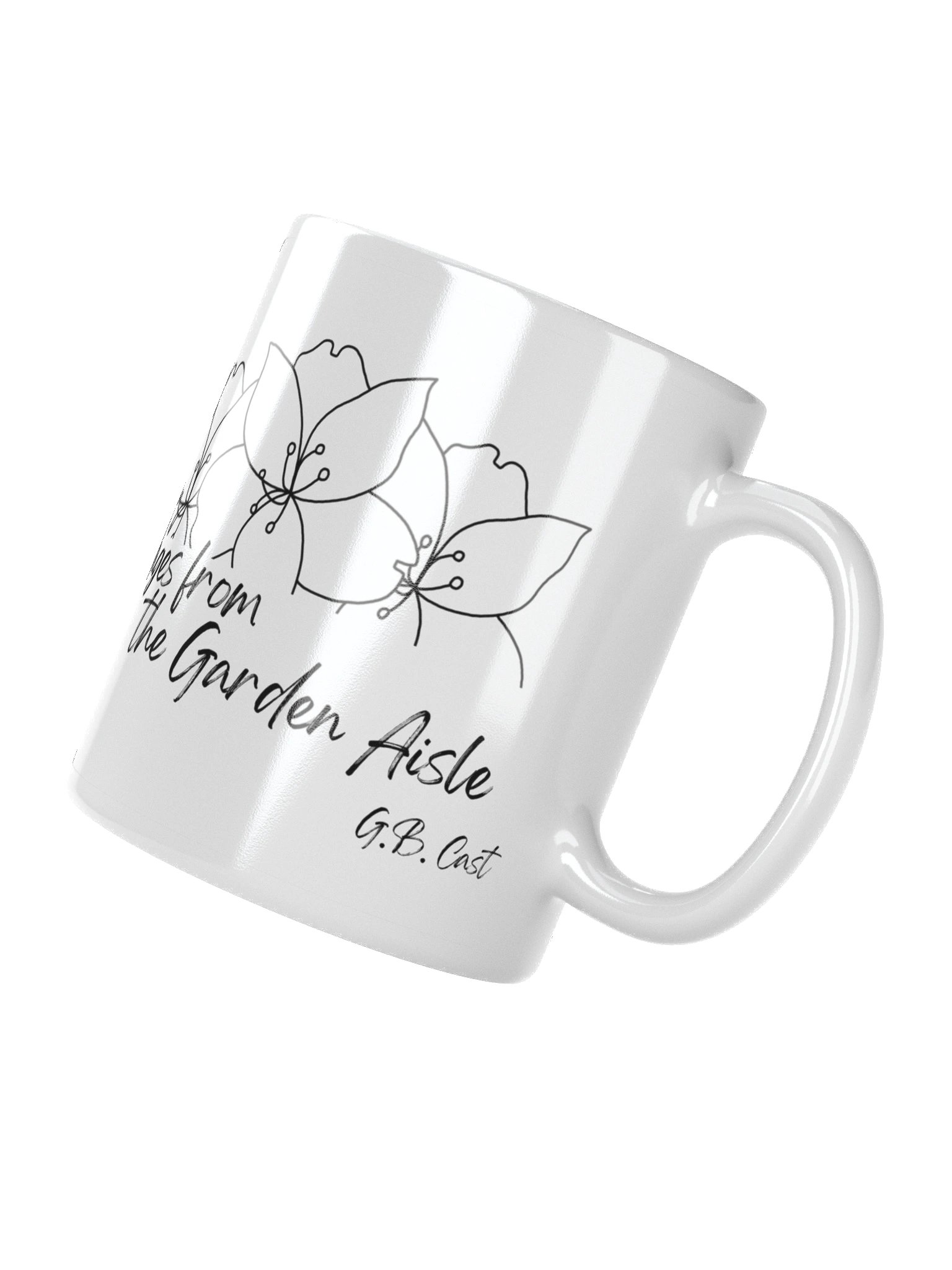 Pages from the Garden Aisle title mug product image (3)