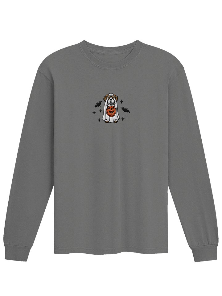 Halloween Havanese(Brown & White) Embroidered Long-Sleeve T-Shirt product image (9)