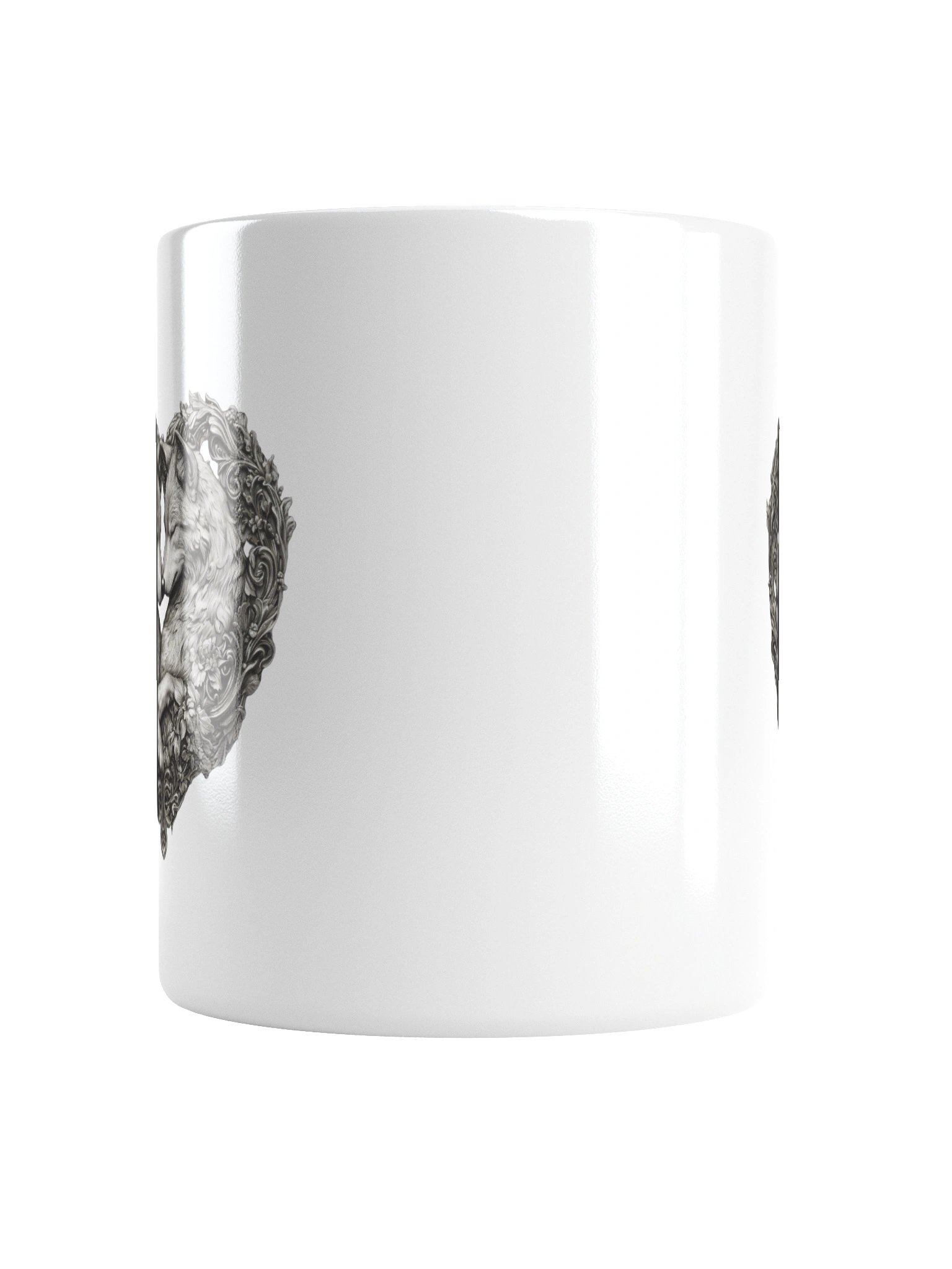 Eternal Wolves Heart Mug – Romantic Wolf Art Coffee Cup product image (18)