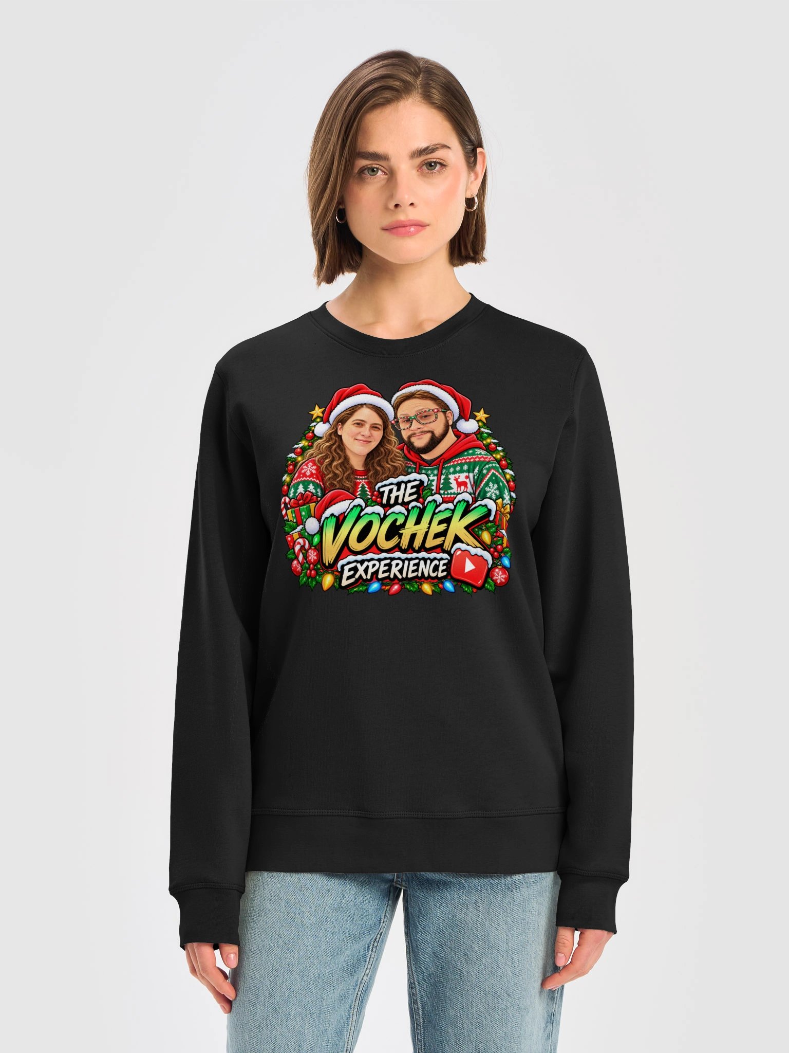 Merry Christmas! Unisex Organic Sweatshirt product image (5)