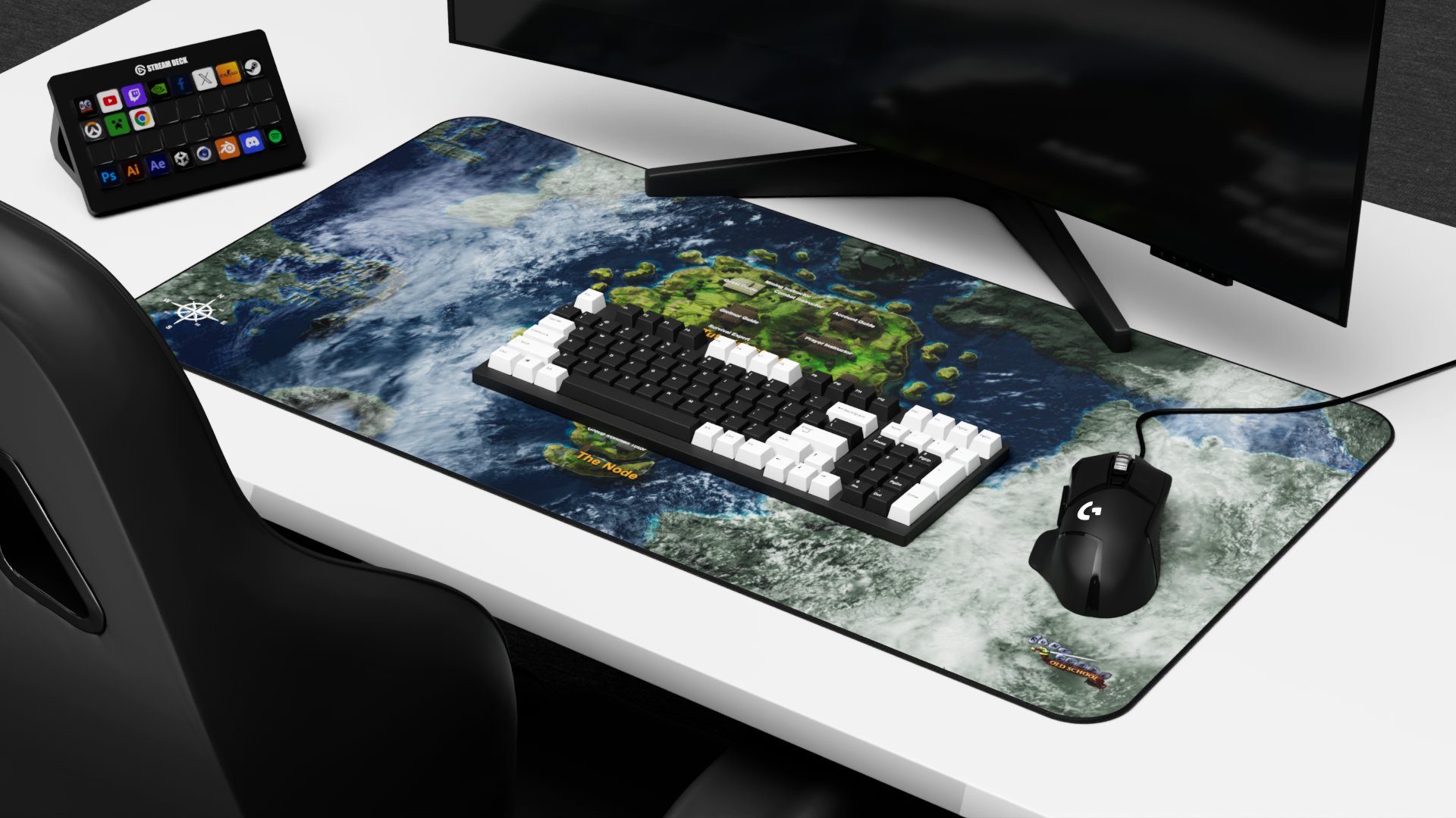 Detailed Tutorial Island Desk Mat product image (3)