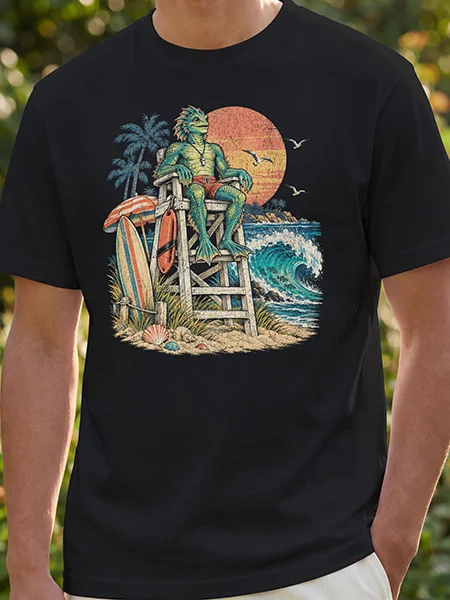 Creature on Duty — Monsters Off Duty Tee product image (3)