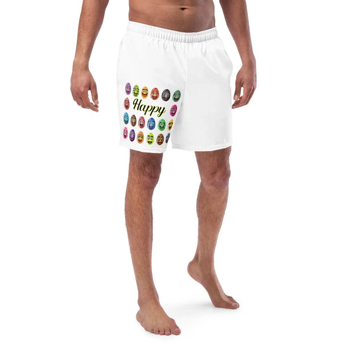 Happy Faces All-Over Print Swim Trunks product image (1)