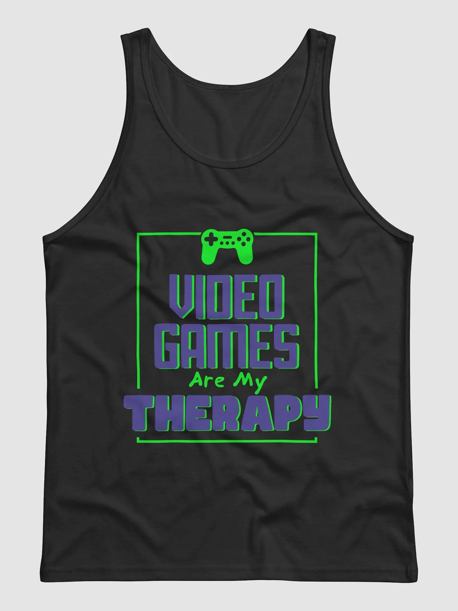 Video Games Are my Therapy ~Bella and Canvas Jersey Tank product image (3)