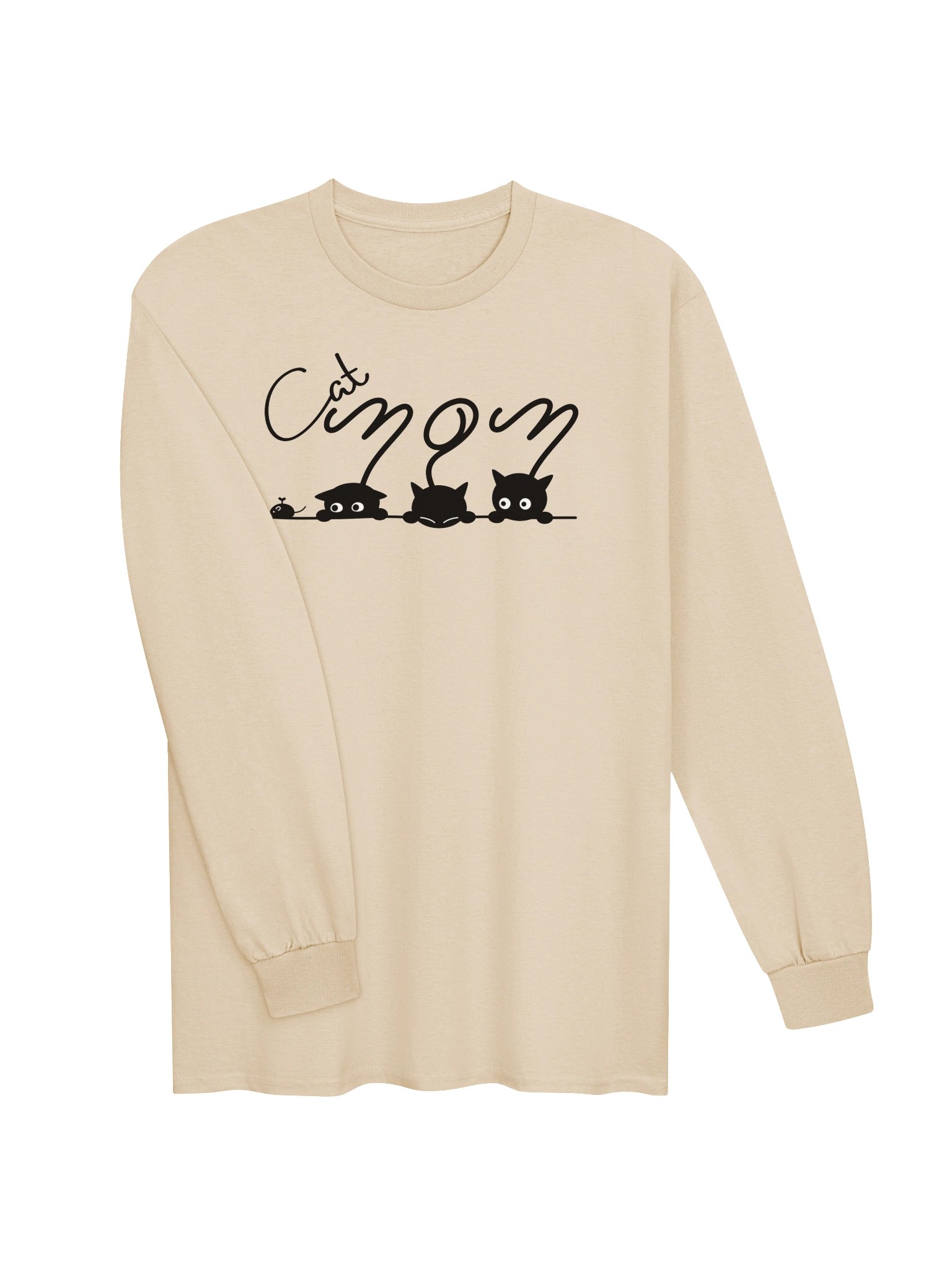 Cat Mom 1 - Unisex Adult Long Sleeve T-shirt product image (8)