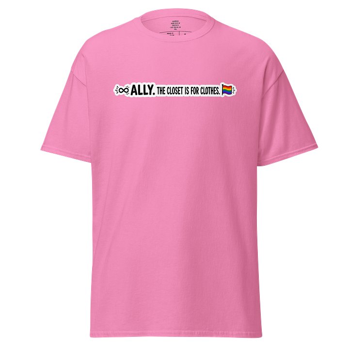 Pride 2026 The Closet Is For Clothes T-shirt. product image (1)