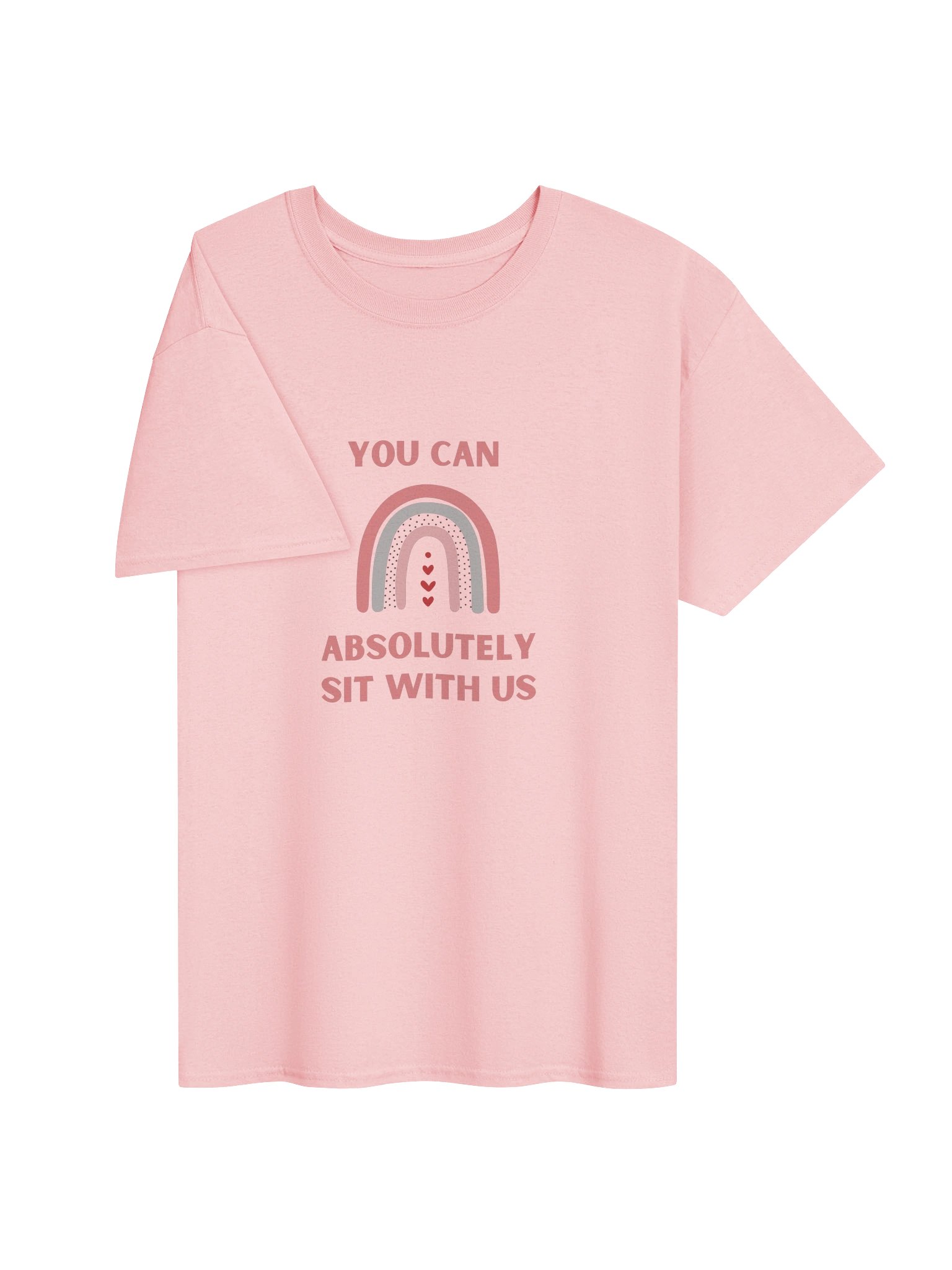 You Can Absolutely Sit With Us Rainbow Tee product image (11)