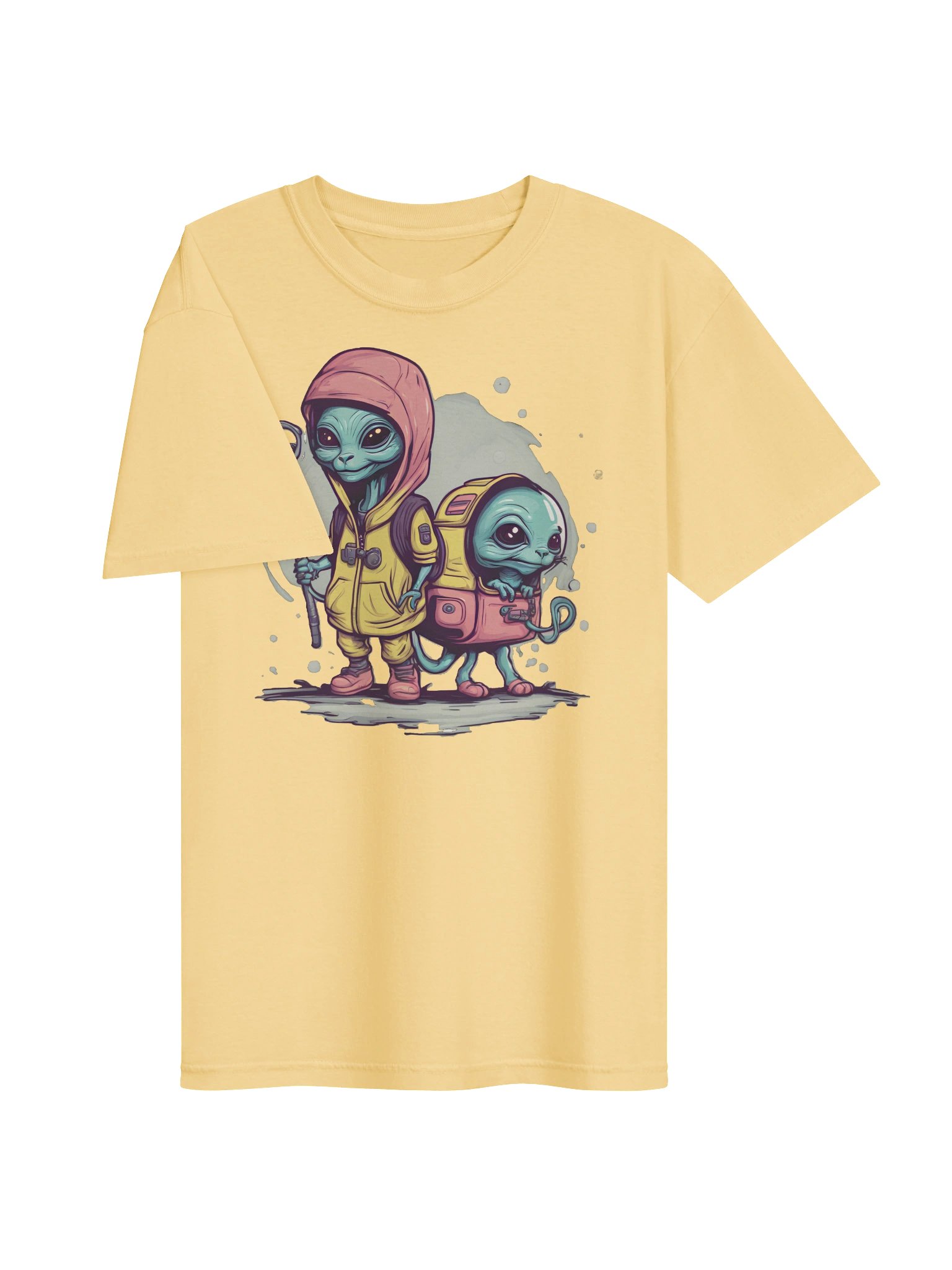 Cosmic Companions: The Intergalactic Wanderer & His Pocket-Sized Explorer product image (99)