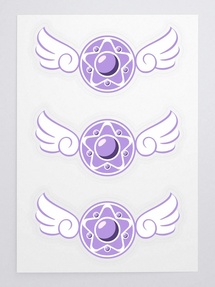 Kaza Marie's Twitch Scout Badge Sticker Sheet product image (1)