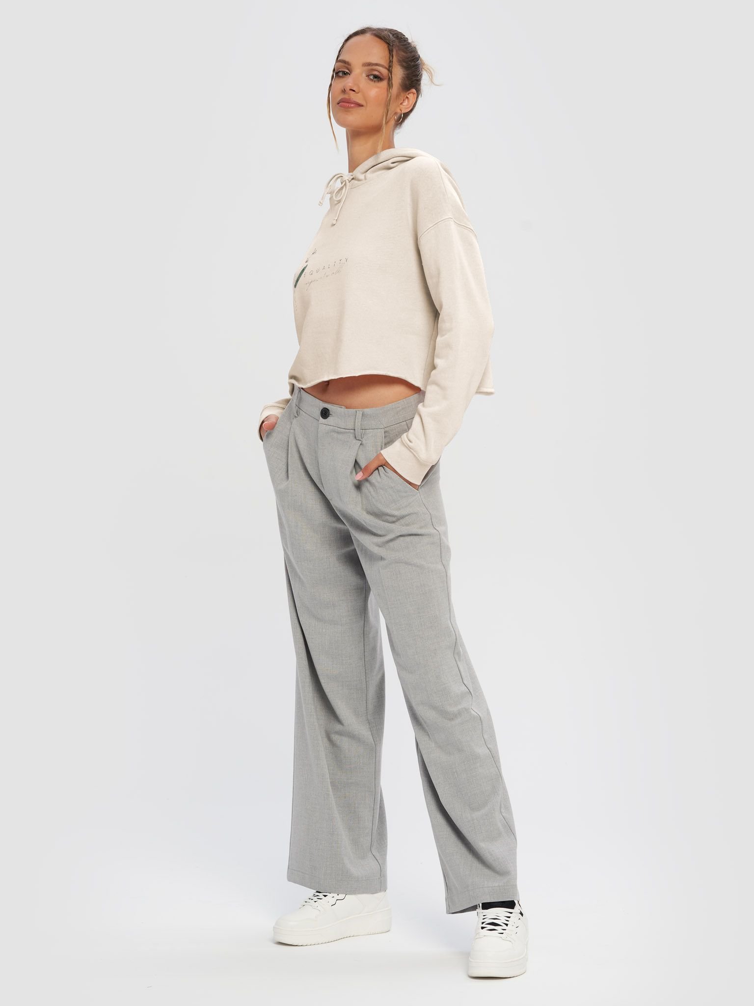 Women’s Lightweight Cropped Hoodie WHFB0134 product image (3)