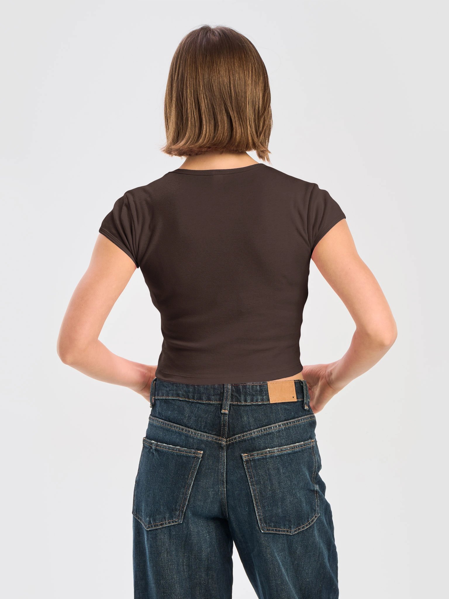 QWHYET Cancer Season Cute Crab Crop Top product image (11)