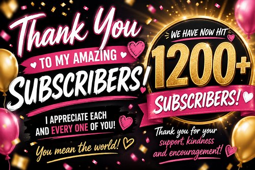Thank you all for the support. Another huge mile stone. I am truly grateful.