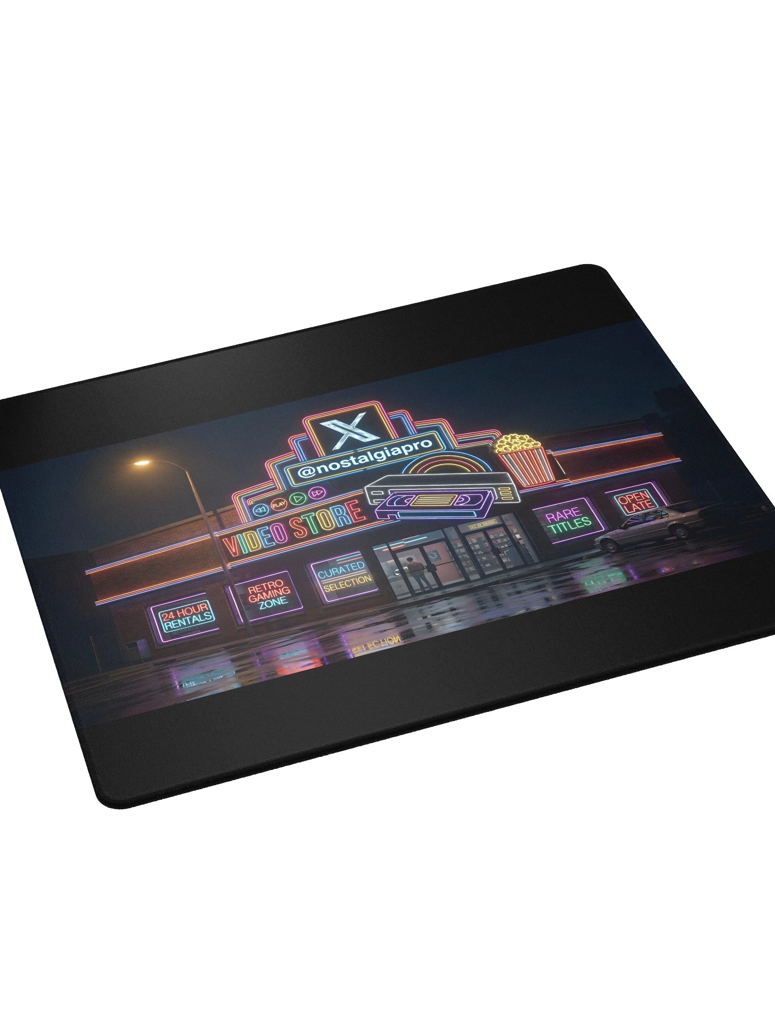 NostalgiaPro Neon Video Store Mouse Pad product image (5)