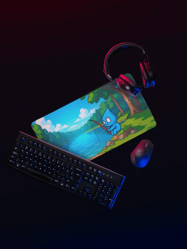 Mr Moist Gone Fishin' Mouse Pad product image (2)
