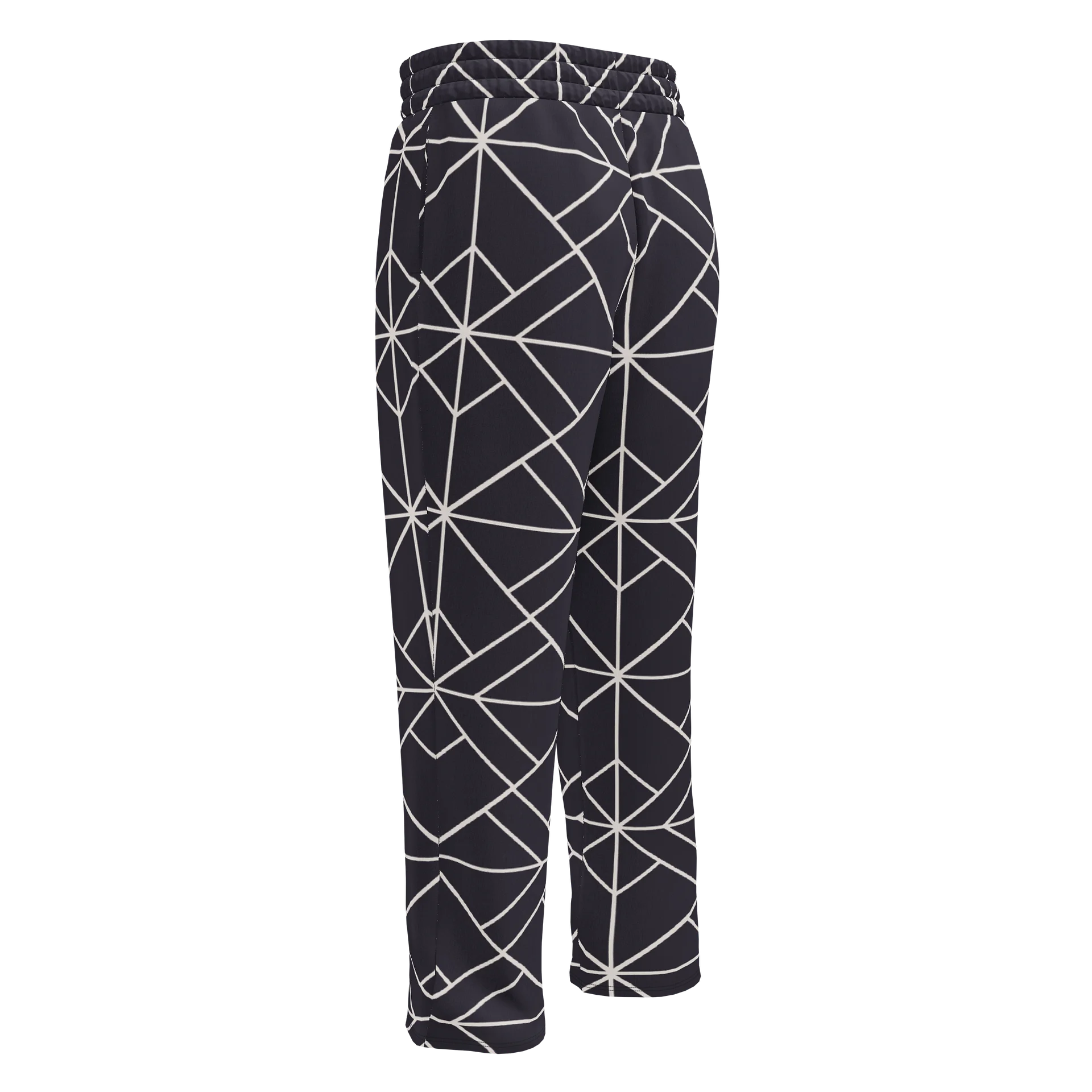 White Strike White Leg Joggers Unisex product image (3)