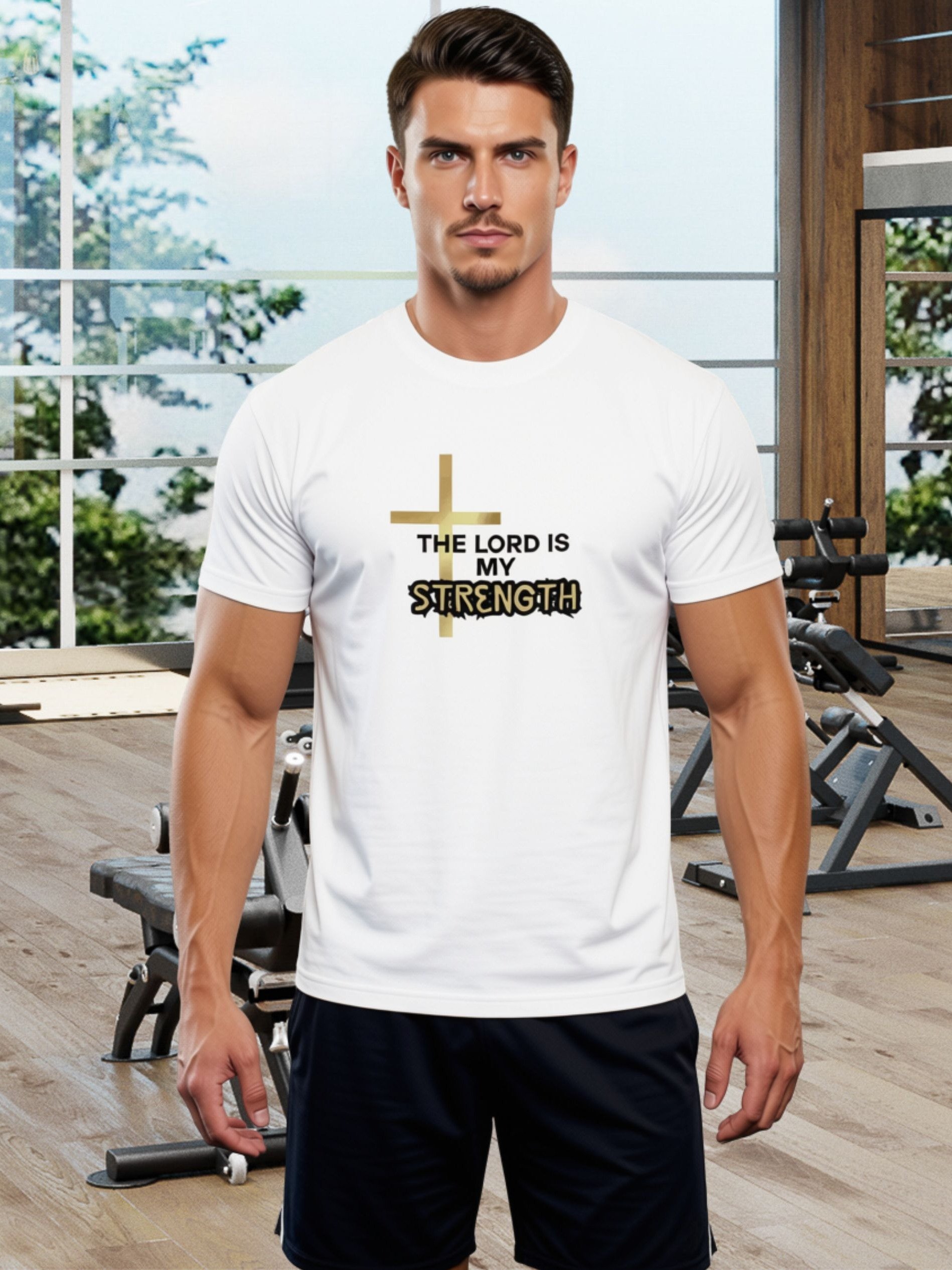 The Lord Is My Strength T-shirt product image (1)