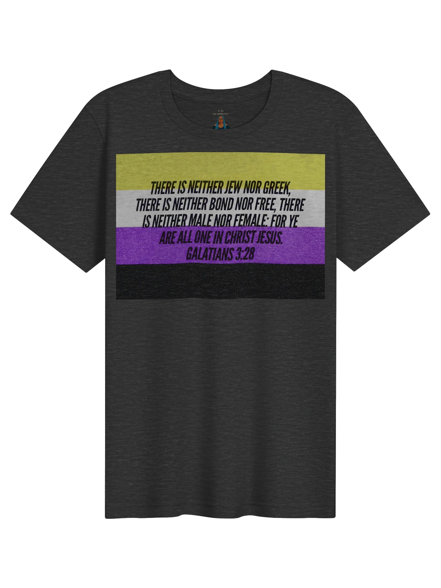 Galatians 3:28 Nonbinary Unity Tee product image (1)