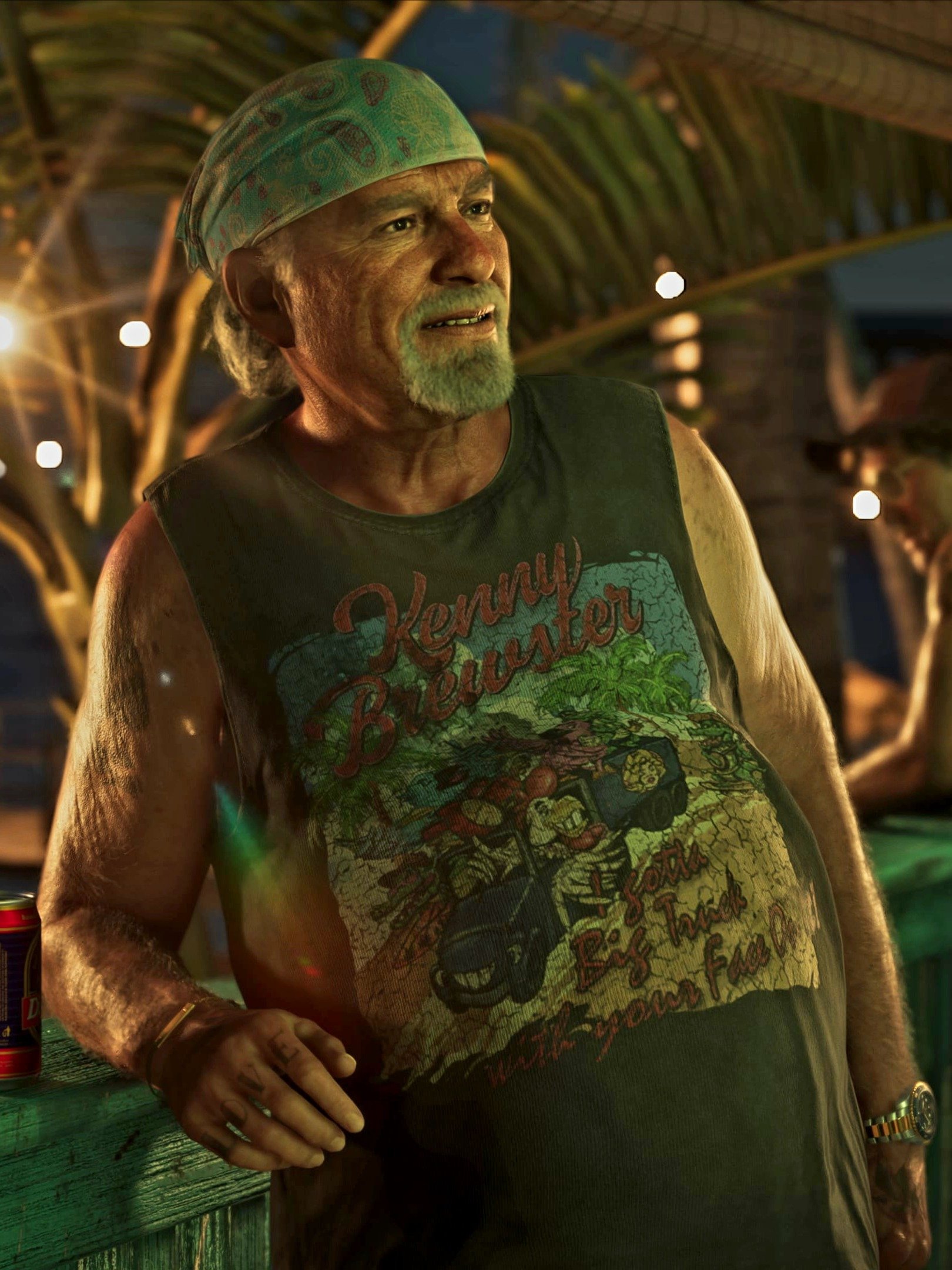 GTA VI Brian Heder Tank Top | Kenny Brewster I Got a Big Truck with Your Face Tank Top product image (2)