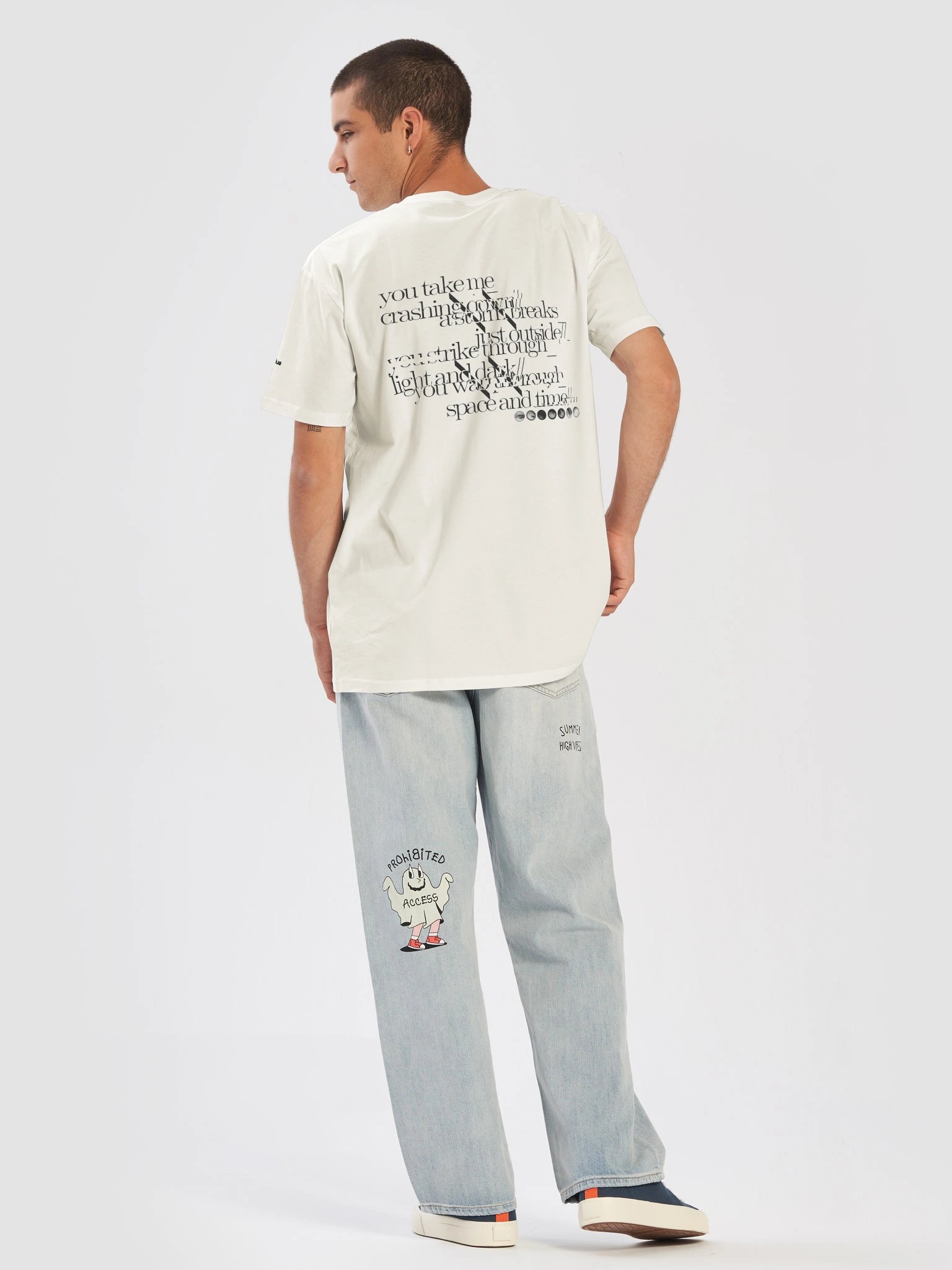 through space and time// tee (light) product image (6)