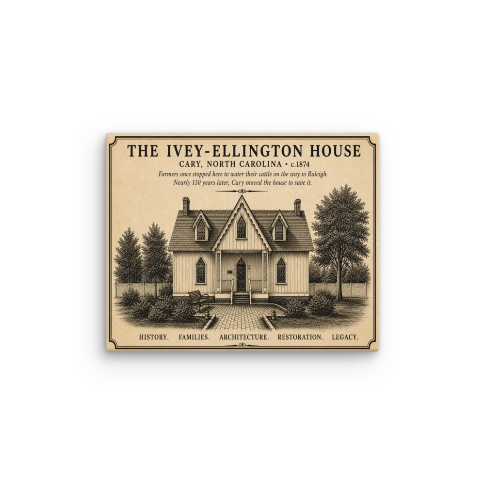 The Ivey-Ellington House 10X8 Thin Canvas product image (1)