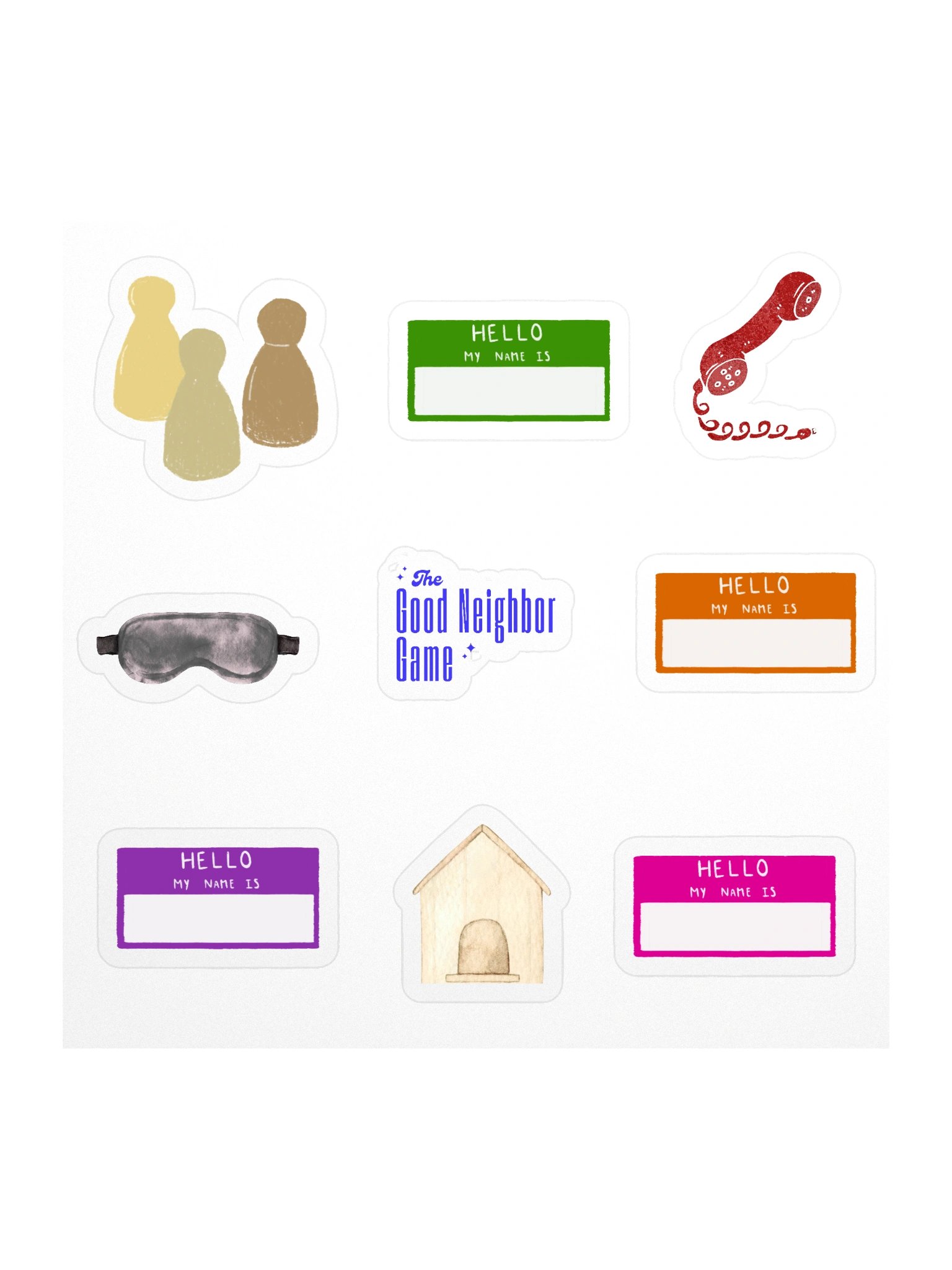 The Game Sticker Sheet product image (1)