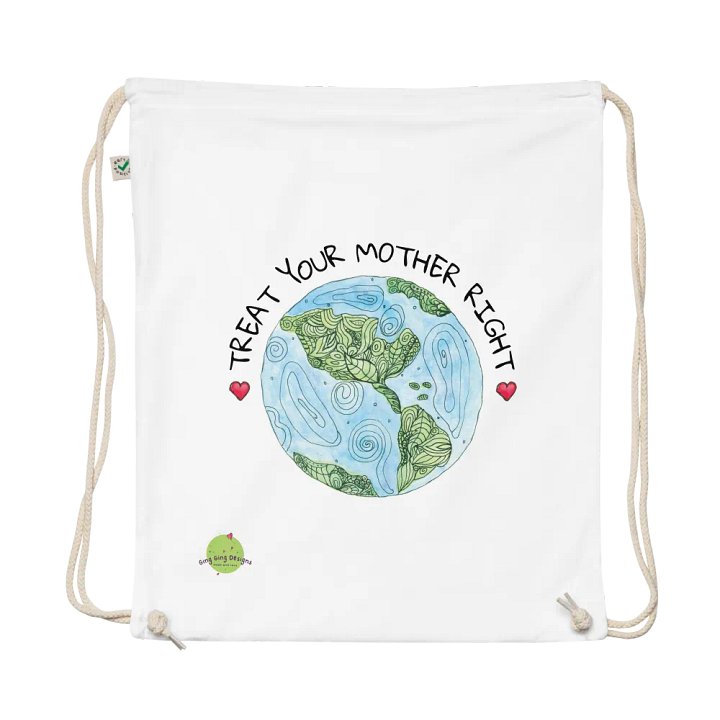 Ging Ging Earth Drawstring Bag product image (1)