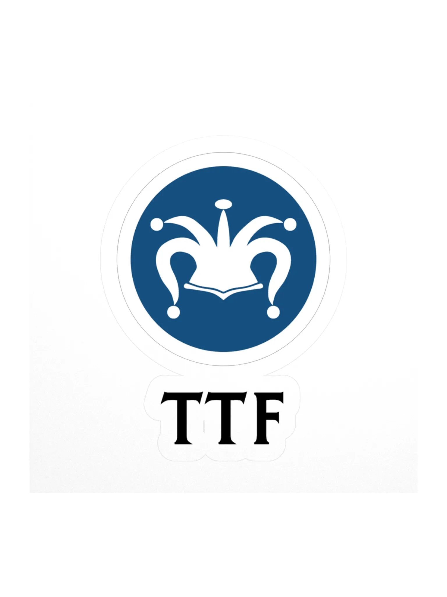 TTF Black Logo Sticker product image (1)