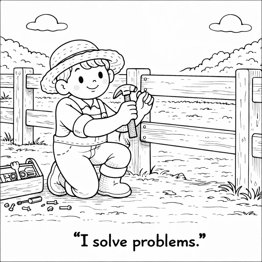 Farmer Finn’s Busy Day on the Farm Coloring Book product image (3)