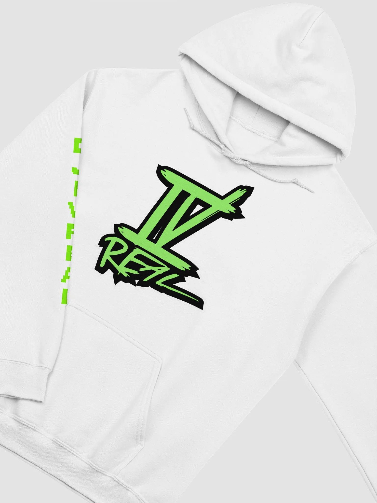 DJIVREAL Green IVREAL Logo Hoodie product image (3)