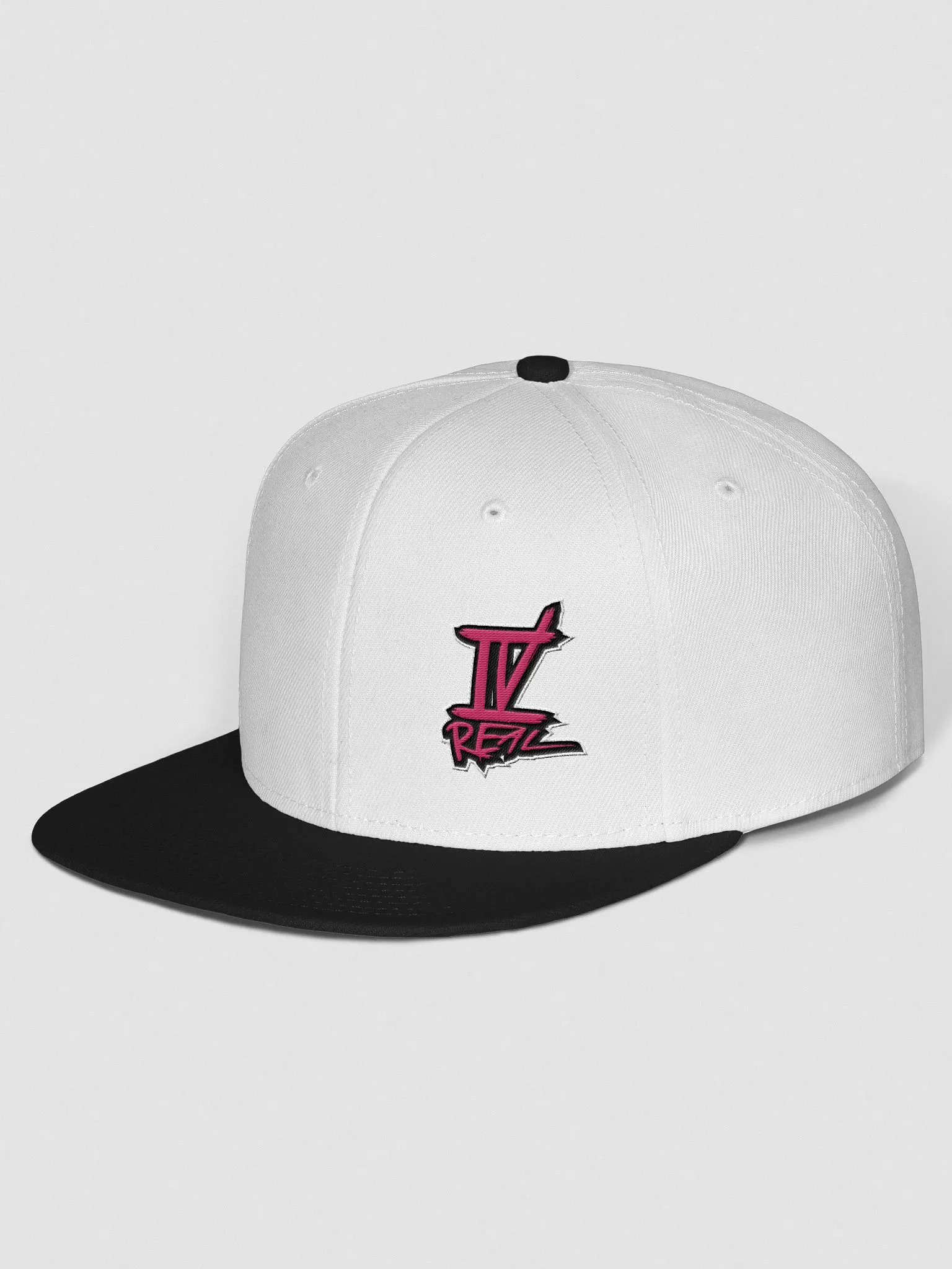 IVREAL White and Black Snap Back Pink Logo product image (2)
