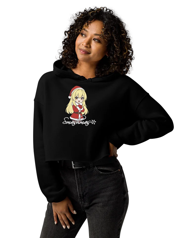 Smashmas 2025 Cropped Crimbus Chibi Hoodie product image (1)