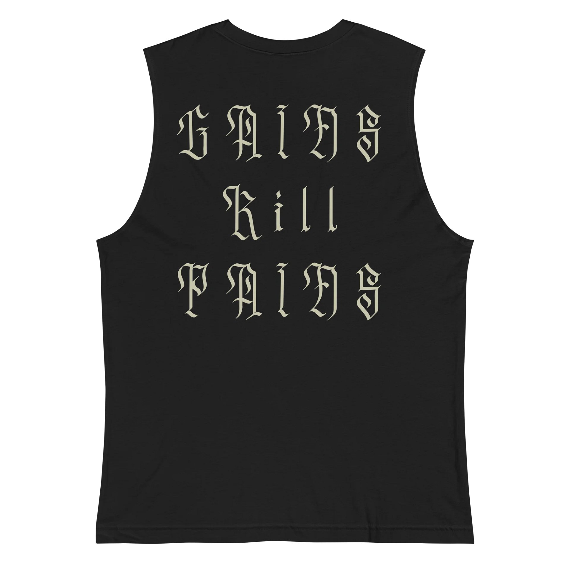 "Gains kill Pains" Muscle Tank product image (4)