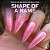SHAPE OF A NAME - Soft Pink Jelly Flakie Nail Polish