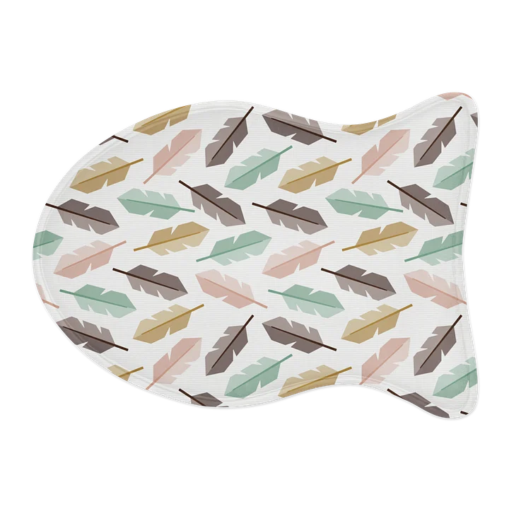 Mid-Century Modern Feathers Pet Feeding Mat product image (2)