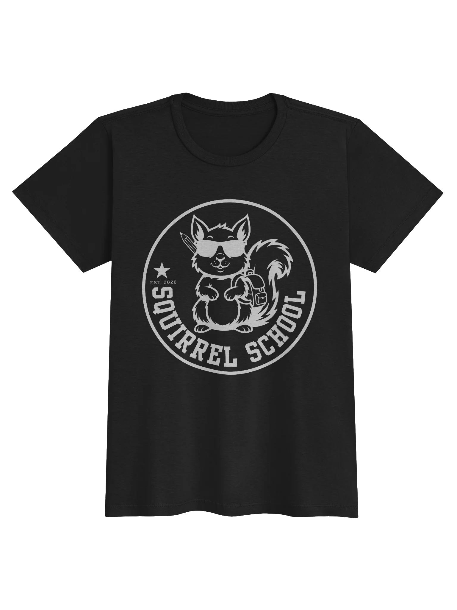Squirrel School Women's Fitted Tee product image (1)