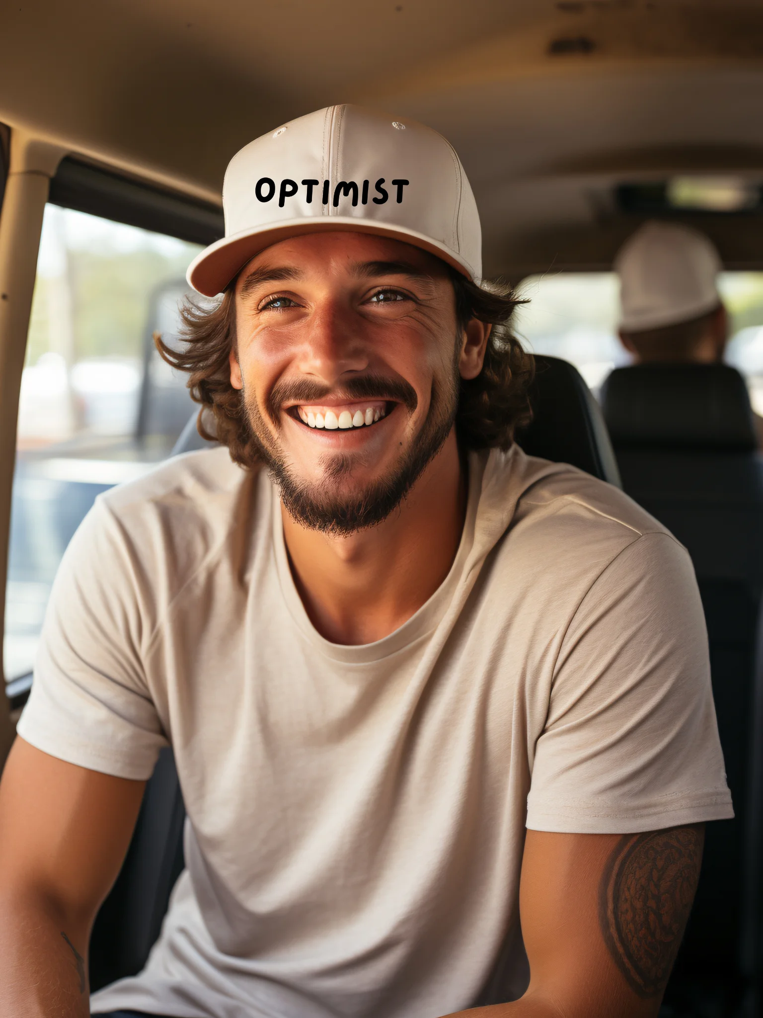 “OPTIMIST” My Vibe Baseball Hat product image (1)