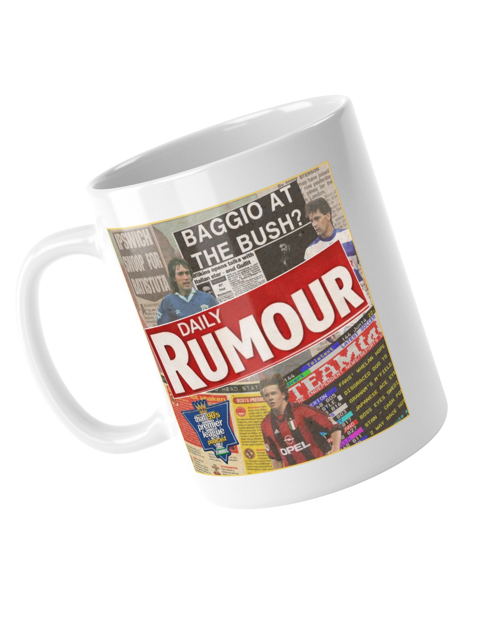 Daily Rumour 90s Football Mug product image (5)
