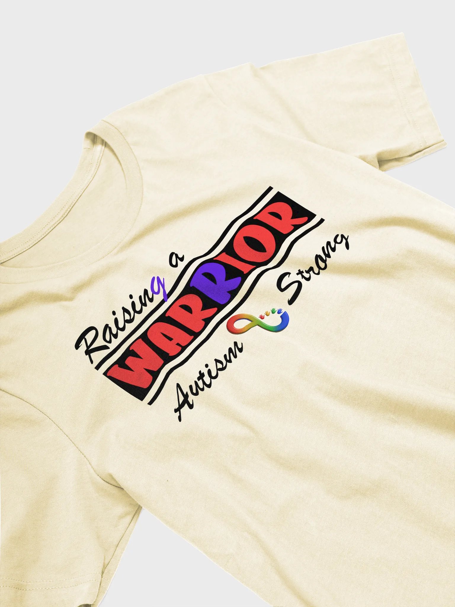 Raising A Warrior, Autism Strong Bella Canvas T-shirt - Light product image (4)
