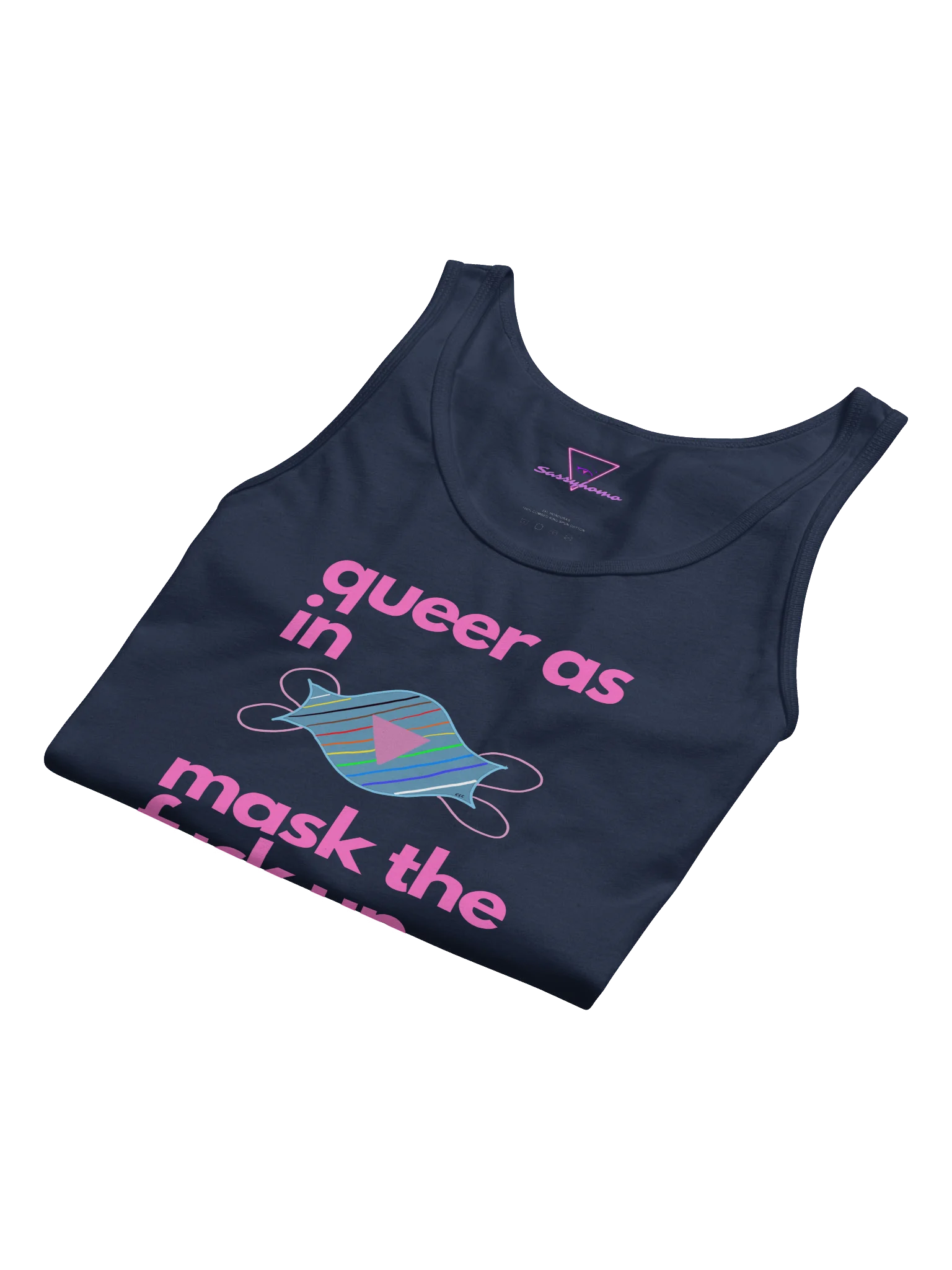 Queer As In Mask TF Up tank product image (45)