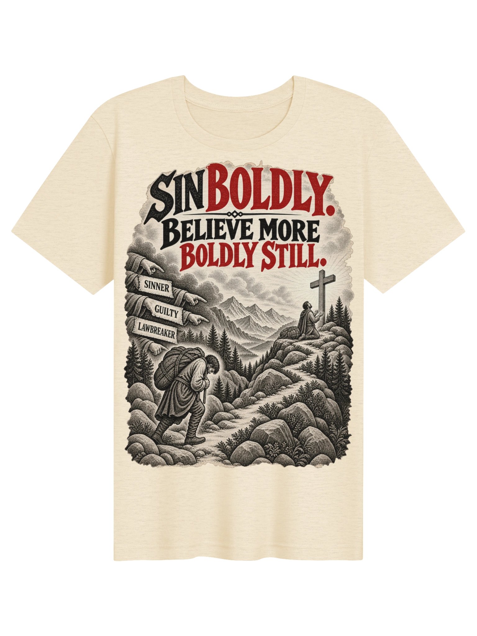 Sin Boldly T-shirt product image (113)