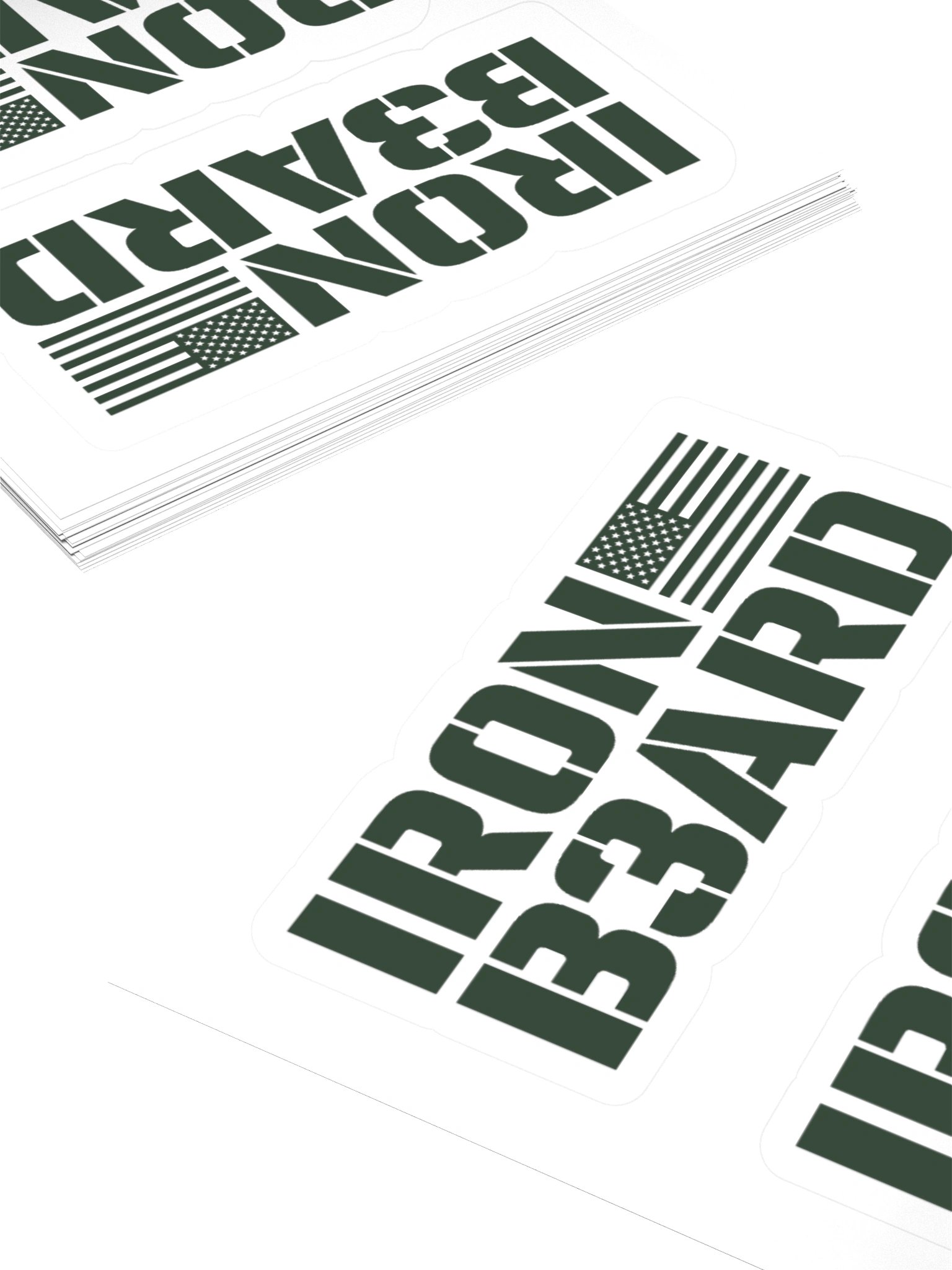 IR0N B3ARD Stickers Green product image (10)